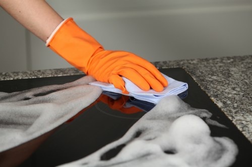 Carpet cleaning in Wimbledon home interior with fresh floors
