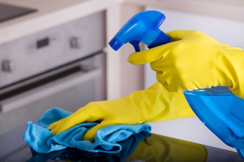 Professional carpet cleaner in Wimbledon restoring a living room carpet