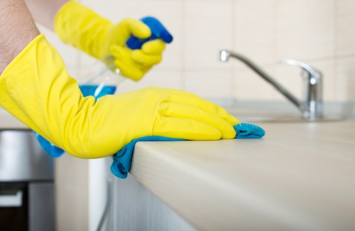 Office cleaning equipment and hygienic workspace in Wimbledon