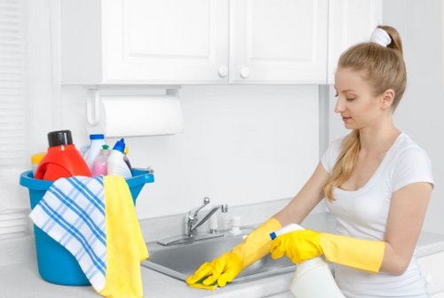 Team assessing a carpet cleaning complaint and follow-up action